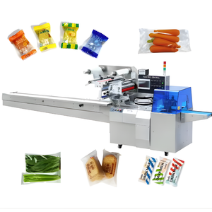 Horizontal Wrapping Flow Pack Packaging <b>Machine</b> Fruit & Vegetable Packing <b>Machine</b> for Small Businesses Flow Pack Packaging food - Product Image 3