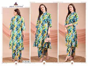 Hermoso Conjunto de Kaftán, Diseño Occidental Informal para Fiestas, Secado Rápido, Disponible al por Mayor - Product Image 2