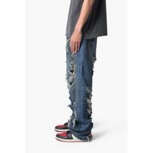 Le Denim Décimé Ultra Baggy-Bleu - Product Image 3