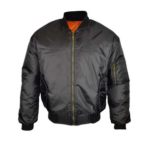 Chaqueta bomber a prueba de viento de material de calentamiento de invierno transpirable de gran oferta brillante negra, chaqueta bomber de alta calidad al por mayor para hombres y mujeres - Product Image 2