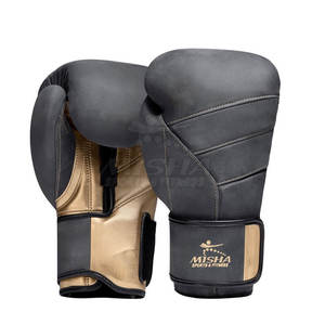 Gants de boxe en cuir PU de haute qualité avec logo personnalisé de la meilleure qualité du fabricant professionnel tailles 6oz 8oz Arts martiaux - Product Image 1