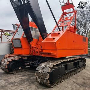 Grue sur chenilles hydraulique HitachiKH100 d'occasion, 30 tonnes, flèche en treillis de 34 m, marque japonaise d'origine, faible nombre d'heures, certifiée CE - Product Image 2