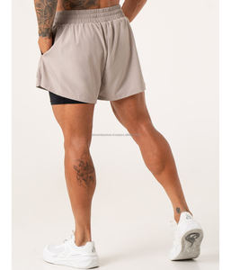 กางเกงขาสั้นแห้งเร็วสองกระเป๋าข้างลึกฤดูร้อนขั้นพื้นฐานผู้ชายขาย Hote สั้นสําหรับฤดูร้อน - Product Image 5