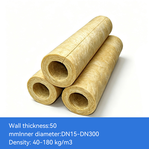 Manufacturer OEM Basalt Rock Wool Insulation Pipe ID 15-325mm For HVAC & Plumbing System Insulation - Product Image 2