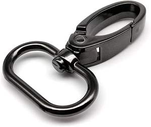 Fermoir à ressort pivotant en métal pour sac, sac à main et bandoulière, boucle à déclenchement, clip, mousqueton pour la vente en gros - Product Image 1