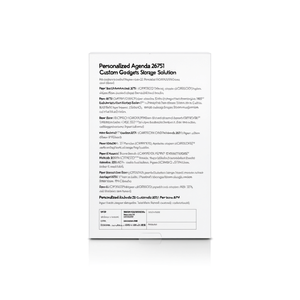 Agenda Personalizzata 26751 Scatole per Carta e Supporti Multimediali Soluzione di Archiviazione Personalizzata per Gadget - Product Image 3