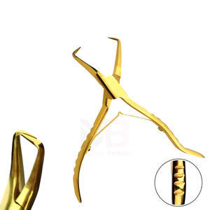 Kit d'outils pour extensions de cheveux nouées à la main, kit d'outils personnalisés pour extensions de cheveux, ensemble de pinces professionnelles pour extensions de cheveux avec étui en cuir - Product Image 3