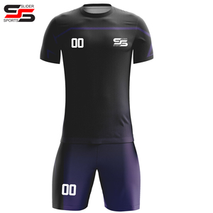 Custom Men Soccer Set Summer Quick-Drying Short Sleeve Training Uniform <b>Comfortable</b> Breathable Soccer Uniform - Product Image 6