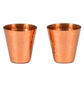 Handcrafted Copper Julep Cups Antique Hammered Fished Party Drinks Serving Lemonade Fashionable Multiple Drinking Purpose - Product Image 4