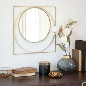 Miroir de salle de bain moderne en métal, best-seller, argent et or, miroir mural en gros pour la maison - Product Image 3