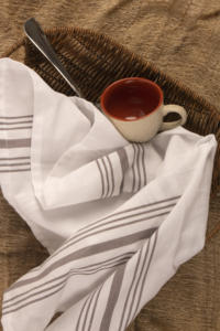 Serviette de bistro 100% coton Serviette de cuisine tissée vert olive durable à séchage rapide pour un usage domestique - Product Image 2