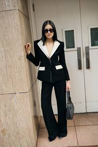 Chaleco de terciopelo de alta calidad para mujer Chaqueta y camisa de sastre elegante para mujer con diseño de Sol Blazers de moda - Product Image 4