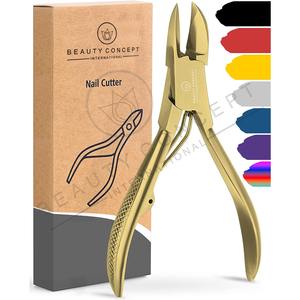 Coupeur durable professionnel de pince à ongles d'or de Plasma pour l'emballage épais de boîte d'ongles incarnés pour des doigts - Product Image 1