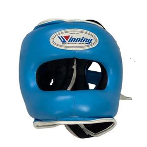 Equipo de Protección para Sparring, Protector Facial Completo Winning, Cuero Vacuno Auténtico, Logotipo Personalizado, Entrenamiento de Kickboxing, Deporte de MMA - Product Image 1