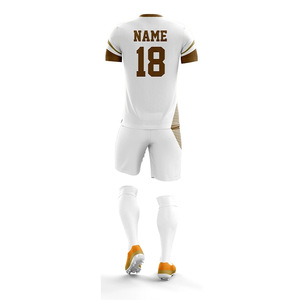 Custom Adult Soccer Uniform <b>Sets</b> with Sublimation Printing 100% Polyester Moisture-Wicking Fabric Custom Team Name & Colors - Product Image 2