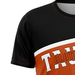 T-shirt sportif 100% coton de haute qualité pour hommes Style personnalisé coupe surdimensionnée douce et fabriquée en usine avec la technique de sublimation - Product Image 3