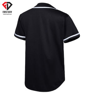 Jersey de béisbol de poliéster 100% para hombre, Jersey de béisbol con estampado 3D colorido, cosido, calidad personalizada, botones completos, venta al por mayor - Product Image 5