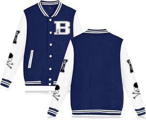Veste de baseball Newyork Varsity unisexe manteaux bomber Letterman pour hommes et femmes streetwear décontracté taille XS hauts pour bébés vêtements de sport - Product Image 1