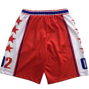 Venta al por mayor de pantalones cortos de baloncesto para hombre transpirable de talla grande impresa hasta la rodilla antibacteriano de secado rápido ropa deportiva - Product Image 2