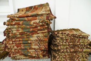 พรมปอกระเจาทรงสี่เหลี่ยมผืนผ้าถักแบบทำด้วยมือพรมหลายสีสำหรับข้างเตียงหรือห้องนั่งเล่นสไตล์อินเดีย - Product Image 5