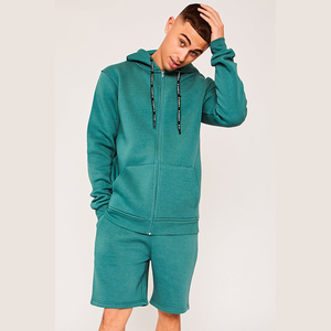 Sudadera con capucha deportiva informal para hombre primavera y otoño moda algodón mezclado con capucha Color sólido blusa suelta de manga larga pulóver - Product Image 2