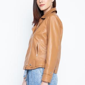 Nueva chaqueta de cuero auténtico para mujer-Último estilo, calidad superior y diseño listo para la calle-Chaquetas de cuero para mujer - Product Image 3