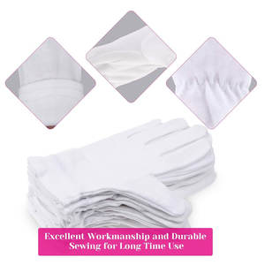 Gants de sécurité 100% coton de haute qualité tissu bonne adhérence gants en tissu de coton pour une utilisation quotidienne manipulation fournissant le gant - Product Image 4