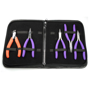 Kit de pinces légères pour bijoux de qualité allemande à vendre en gros Outils de pinces pour la fabrication de bijoux avec couleur personnalisée - Product Image 1