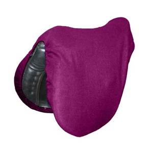 Couvre-selle équestre en polaire personnalisé, protecteur en tissu doux pour l'équitation et le rangement de la selle - Product Image 1