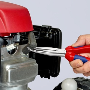 Pince de mécanicien KNIPEX chromée, longueur 200 mm, type 9, poignées multi-composants inclinées à 45°, outil d'atelier - Product Image 4