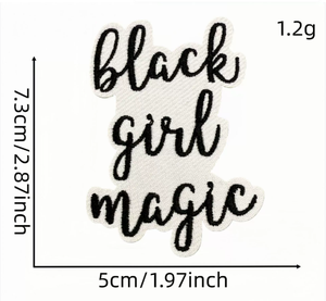 Patchs brodés personnalisés Afro Art pour vêtements et chapeaux - Style mélanine pour hommes/femmes, design alphabet, chenille écologique - Product Image 6