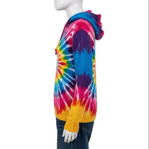 Sudaderas Tejidas Tie Dye, Tela Antibolitas, Suaves y Cálidas, Estilo Casual Urbano, Ropa de Invierno, Impresión de Logotipo Personalizado, Suministro al por Mayor - Product Image 2