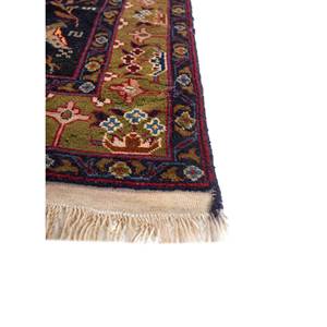 Tapis en laine noué à la main Aalam Classic Blue 9x12 rectangulaire, motif animalier, tissage plat - Pae-5986 pour la maison, la chambre à coucher - Product Image 4