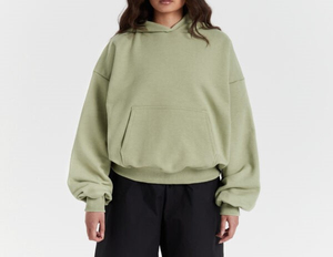 Sweat à capuche tendance double couche épais en coton coupe oversize streetwear avec logo personnalisé impression numérique respirant vente en gros OEM - Product Image 1