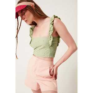 Top Corto con Tirantes Bordados - Product Image 1