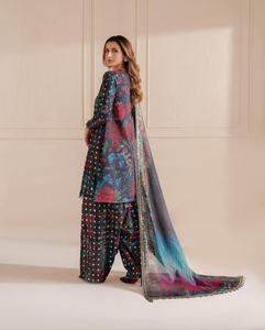 AJM Trade House 1013 Trajes étnicos paquistaníes de diseñador para mujer hechos de seda-Bonita Ropa Étnica - Product Image 5