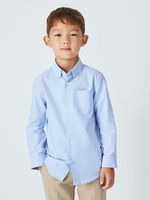 Chemise Oxford décontractée à col montant 100% coton biologique pour homme, manches longues, boutonnée, motif uni, poche, longueur courte, taille XL