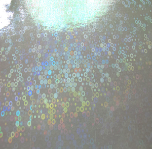 Film auto-adhésif transparent holographique, design à points réfléchissants, film autocollant imperméable et durable pour l'artisanat et l'emballage - Product Image 3