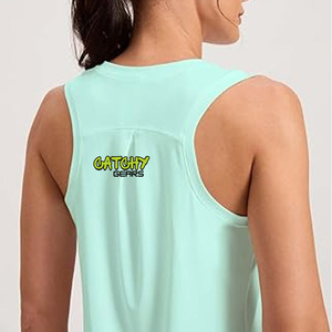 Vente en gros débardeur de course unisexe respirant séchage rapide sans manches haut de gymnastique léger fitness entraînement sport gilet grande taille - Product Image 6