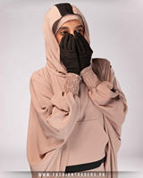 Robe longue ample respirante de haute qualité avec poche kangourou intégrée et capuche pour tenue islamique modeste pour femmes musulmanes