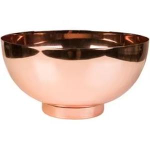 Cuenco para servir de cobre con acabado antiguo para una presentación de comida auténtica en restaurantes temáticos o reuniones familiares tradicionales - Product Image 4