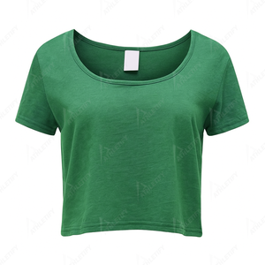 Camiseta de Algodón Holgada para Mujer, Diseño Completamente Nuevo, Sostenible, Cuello Redondo, Manga Corta, Informal, Colores Personalizables para Mayor Comodidad - Product Image 4