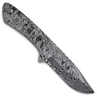 Couteau de chasse pliant de qualité supérieure en acier Damas, lame pleine longueur, manche en bois artisanal, pointe tombante, OEM personnalisé, DIY