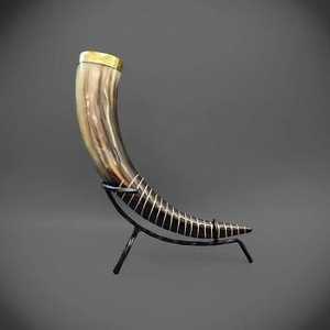 Corne à boire Viking africaine polie à la main Design nautique écologique Souvenir d'artisanat naturel sculpté pour les amateurs d'histoire - Product Image 4