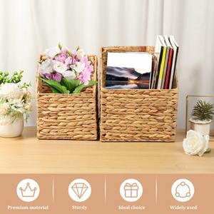 Panier de rangement suspendu 2 tailles Paniers muraux Panier de rangement fait à la main Vente en gros écologique Fabriqué au Vietnam - Product Image 6