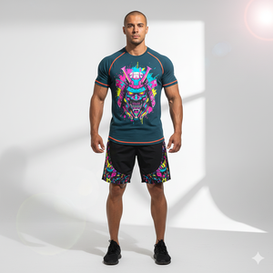 เสื้อยืดคอกลมผู้ชายผ้าฝ้ายน้ำหนักเบาฤดูร้อนชุดกีฬาลำลองออกกำลังกายออกกำลังกายแฟชั่นขายดีสั่งพิมพ์ลายได้ตามต้องการ - Product Image 4