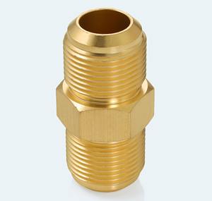 Raccord en Laiton BrassBlizz 3/4 x 3/4 (lot de 2) - Filetage 1-1/16-14, 45° °   Raccord en laiton SAE, 1050 PSI pour la climatisation et la réfrigération - Product Image 4