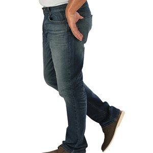 Pantalones Vaqueros de Hombre de Pierna Recta, Cintura Media, Lavado a la Piedra, Algodón, Corte Regular, Estilo Otoñal, Alta Calidad - Product Image 4