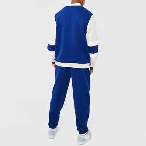 ชุดวอร์มสำหรับผู้ชายชุดวอร์มสำหรับผู้ใหญ่ชุดวอร์มสีตัดกันผลิตจากโรงงาน - Product Image 2