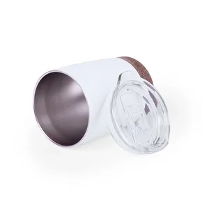 Bicchiere Personalizzato Ronfo in Acciaio Inossidabile e Sughero, Gadget Personalizzati - Product Image 2